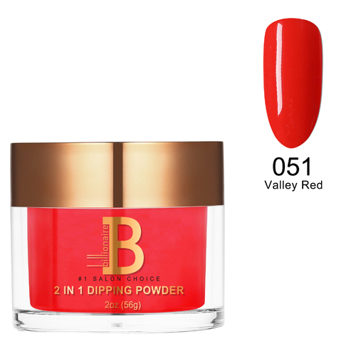 Billionaire Dip/Acrylic Powder - 051 Valley Red 56g