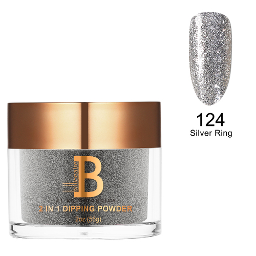 Billionaire Dip/Acrylic Powder - 124 Silver Ring 56g