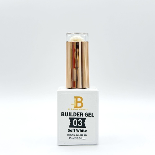 Billionaire BIAB Builder Gel Brush-On Soak Off 03 Soft White 15ml