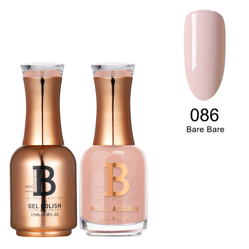 Billionaire Gel & Lacquer Duo - 086 Bare Bare 15ml