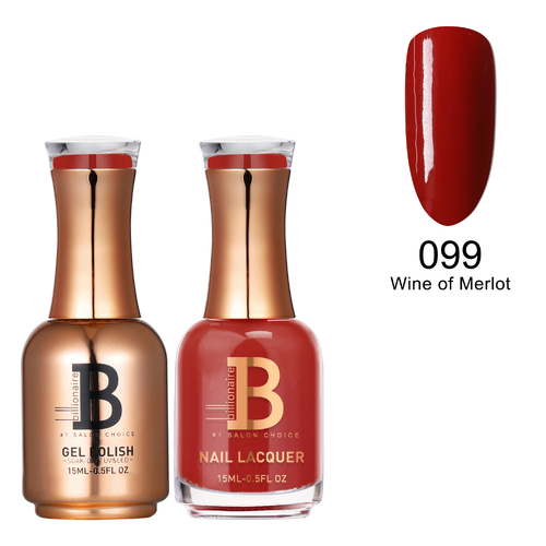 Billionaire Gel & Lacquer Duo - 099 Wine Of Merlot 15ml