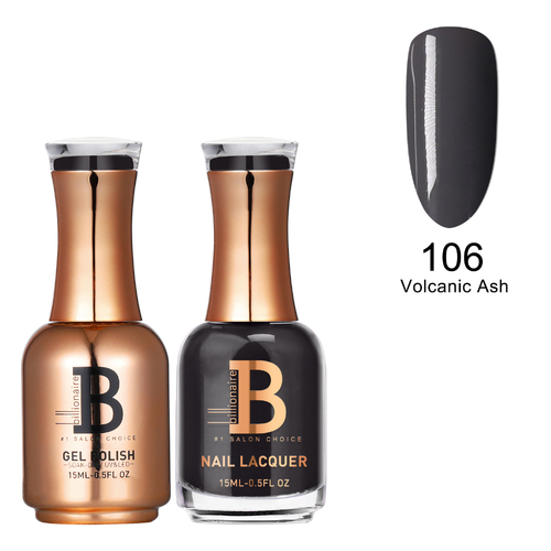 Billionaire Gel & Lacquer Duo - 106 Volcanic Ash 15ml