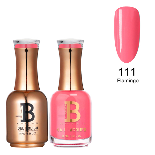 Billionaire Gel & Lacquer Duo - 111 Flamingo 15ml