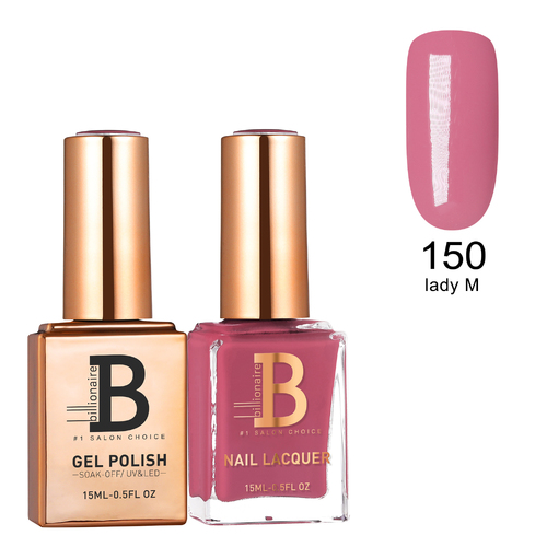 Billionaire Gel & Lacquer Duo - 150 Lady M 15ml