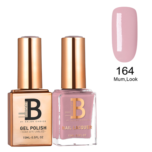 Billionaire Gel & Lacquer Duo - 164 Mum, Look 15ml