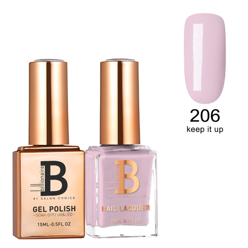 Billionaire Gel & Lacquer Duo - 206 Keep It Up 15ml