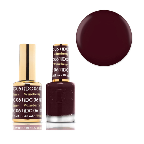 DND 061 Wineberry - DC Collection Gel & Lacquer Duo 18ml