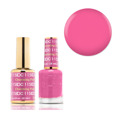 DND 115 Charming Pink - DC Collection Gel & Lacquer Duo 18ml