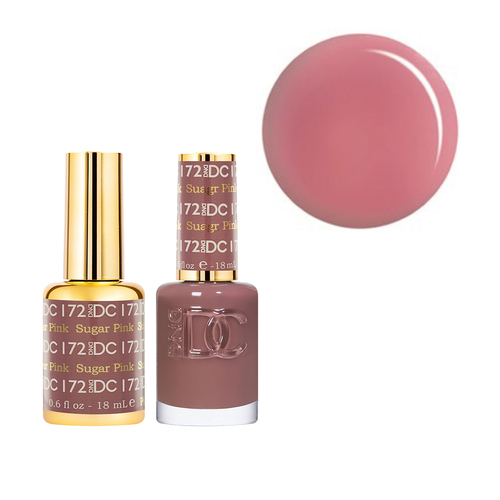 DND 172 Sugar Pink - DC Collection Gel & Lacquer Duo 18ml