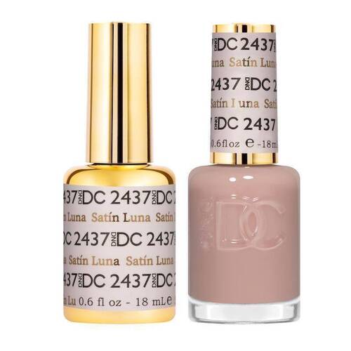 DND 2437 Satin Luna - DC Sheer Collection Gel & Lacquer Duo 18ml