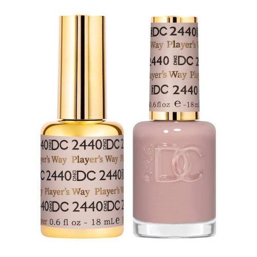 DND 2440 Player's Way - DC Sheer Collection Gel & Lacquer Duo 18ml