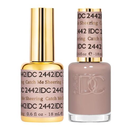 DND 2442 Catch Me Sheering - DC Sheer Collection Gel & Lacquer Duo 18ml