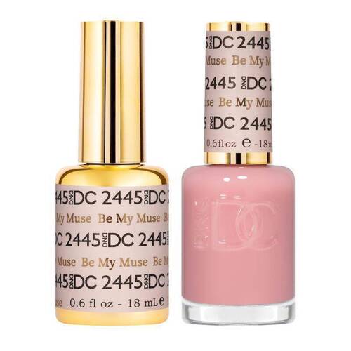 DND 2445 Be My Muse - DC Sheer Collection Gel & Lacquer Duo 18ml