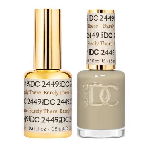 DND 2449 Barely There - DC Sheer Collection Gel & Lacquer Duo 18ml