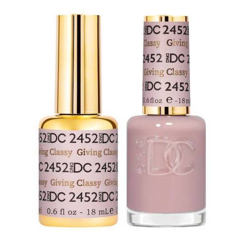 DND 2452 Giving Classy - DC Sheer Collection Gel & Lacquer Duo 18ml