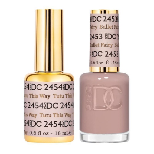 DND 2454 Tutu This Way - DC Sheer Collection Gel & Lacquer Duo 18ml