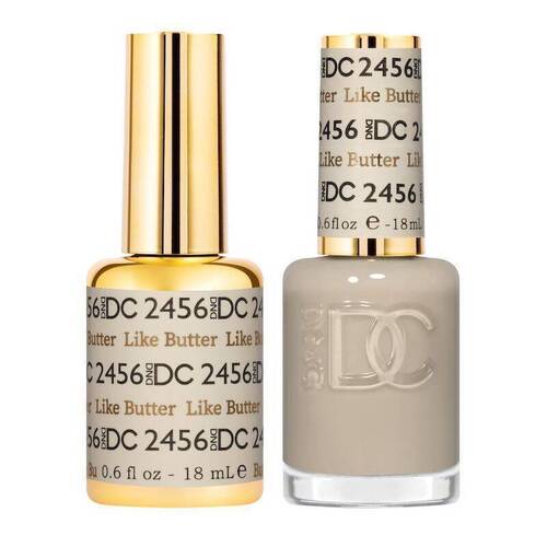 DND 2456 Like Butter - DC Sheer Collection Gel & Lacquer Duo 18ml