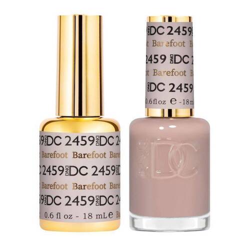 DND 2459 Barefoot - DC Sheer Collection Gel & Lacquer Duo 18ml