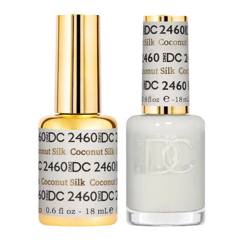 DND 2460 Coconut Silk - DC Sheer Collection Gel & Lacquer Duo 18ml