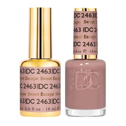 DND 2463 Sweet Escape - DC Sheer Collection Gel & Lacquer Duo 18ml