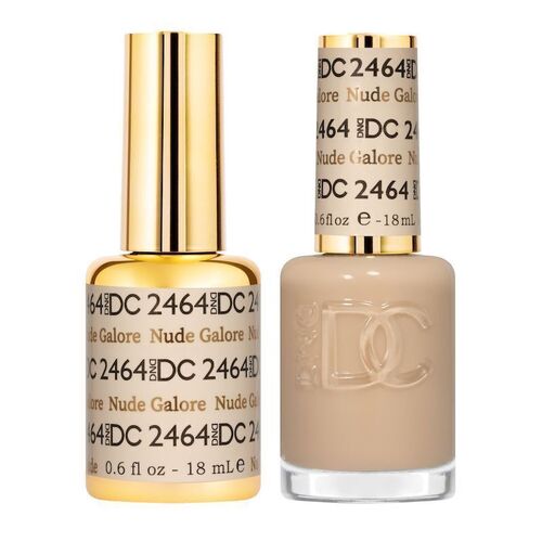 DND 2464 Nude Galore - DC Sheer Collection Gel & Lacquer Duo 18ml