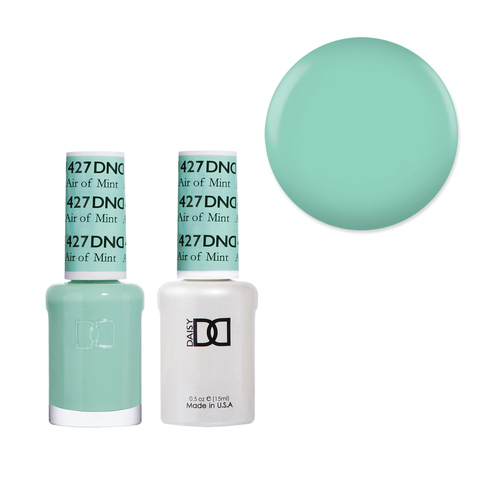 DND 427 Air Of Mint - Daisy Collection Gel & Lacquer Duo 15ml