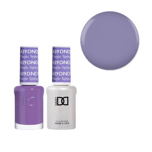 DND 439 Purple Spring - Daisy Collection Gel & Lacquer Duo 15ml