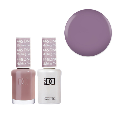 DND 445 Melting Violet - Daisy Collection Gel & Lacquer Duo 15ml