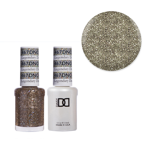 DND 467 Legendary Diamond - Daisy Collection Gel & Lacquer Duo 15ml