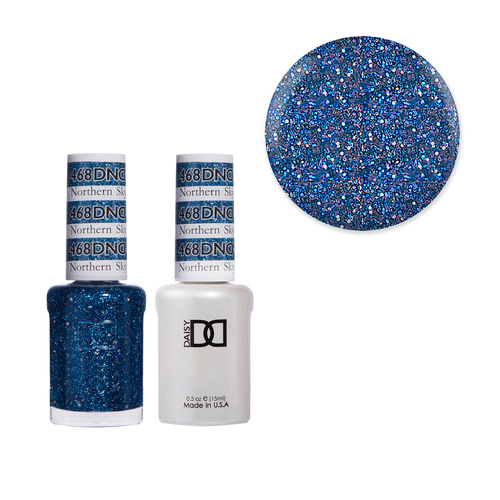 DND 468 Northern Sky - Daisy Collection Gel & Lacquer Duo 15ml