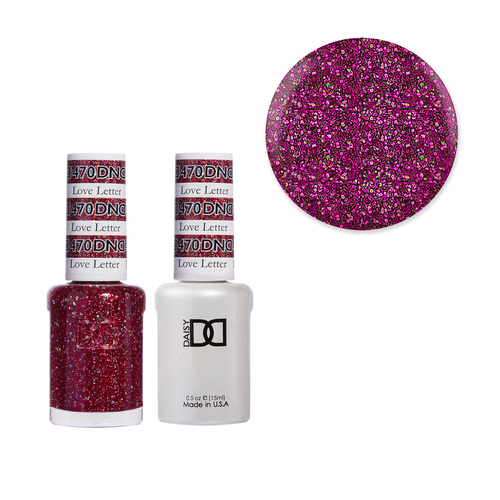 DND 470 Love Letter - Daisy Collection Gel & Lacquer Duo 15ml
