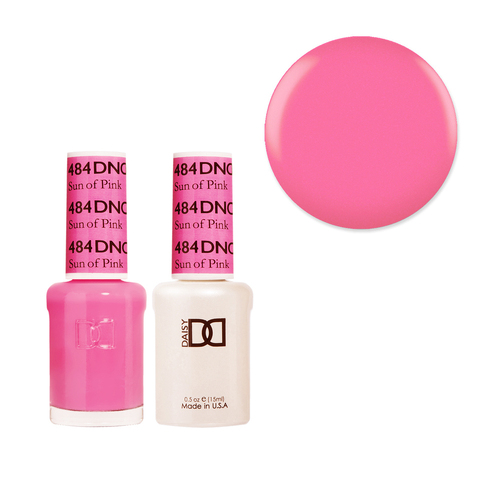 DND 484 Sun of Pink - Daisy Collection Gel & Lacquer Duo 15ml