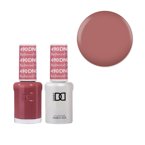 DND 490 Redwood City - Daisy Collection Gel & Lacquer Duo 15ml