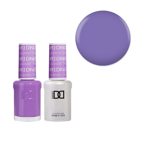 DND 492 Lavender Prophet - Daisy Collection Gel & Lacquer Duo 15ml