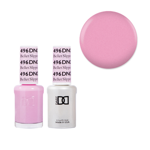 DND 496 Bellet Slipper - Daisy Collection Gel & Lacquer Duo 15ml