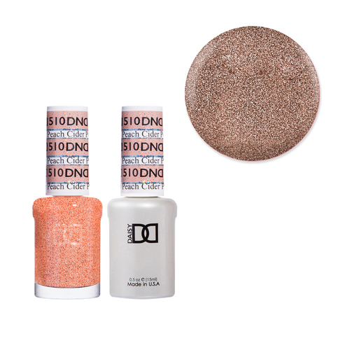 DND 510 Peach Cider - Daisy Collection Gel & Lacquer Duo 15ml