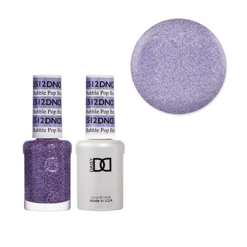 DND 512 Bubble Pop - Daisy Collection Gel & Lacquer Duo 15ml