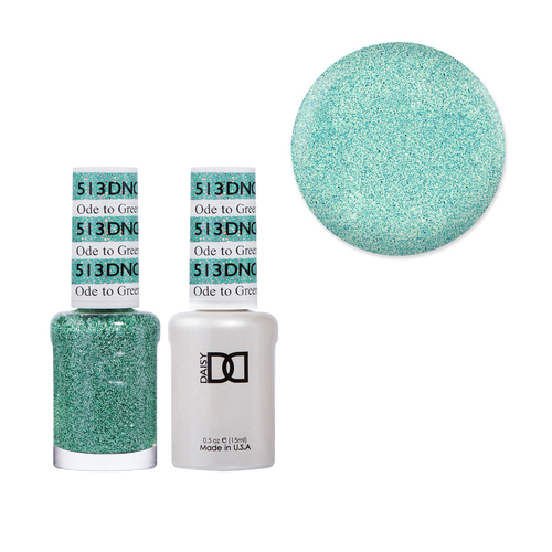 DND 513 Ode To Green - Daisy Collection Gel & Lacquer Duo 15ml