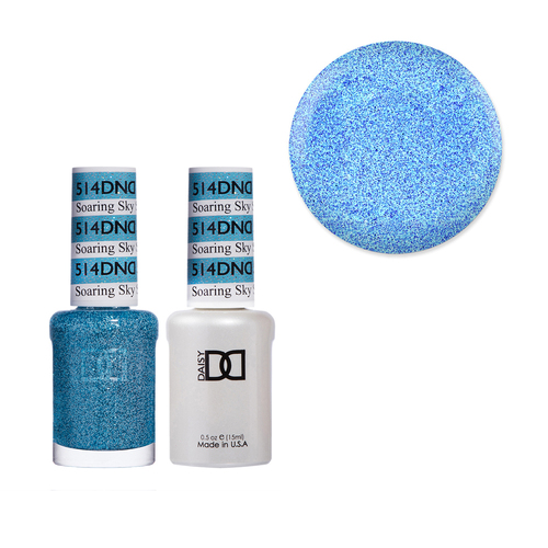 DND 514 Soaring Sky - Daisy Collection Gel & Lacquer Duo 15ml