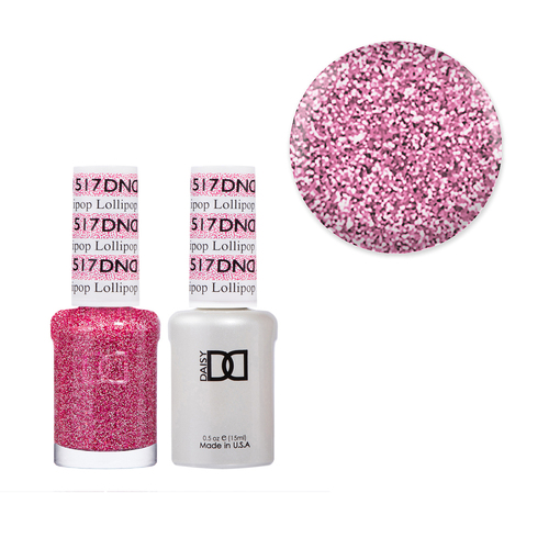 DND 517 Lollipop - Daisy Collection Gel & Lacquer Duo 15ml