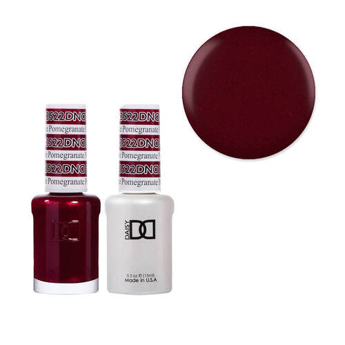 DND 522 Pomegranate - Daisy Collection Gel & Lacquer Duo 15ml