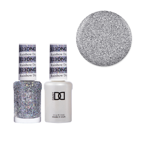 DND 523 Rainbow Day - Daisy Collection Gel & Lacquer Duo 15ml