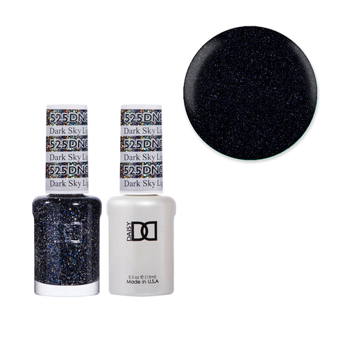 DND 525 Dark Sky Line - Daisy Collection Gel & Lacquer Duo 15ml