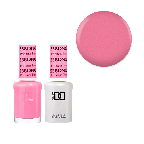 DND 538 Princess Pink - Daisy Collection Gel & Lacquer Duo 15ml