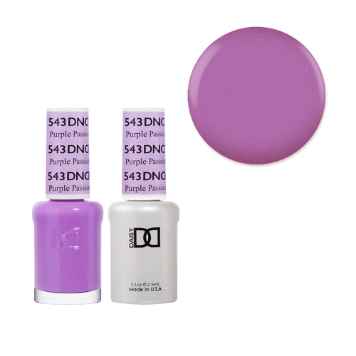 DND 543 Purple Passion - Daisy Collection Gel & Lacquer Duo 15ml