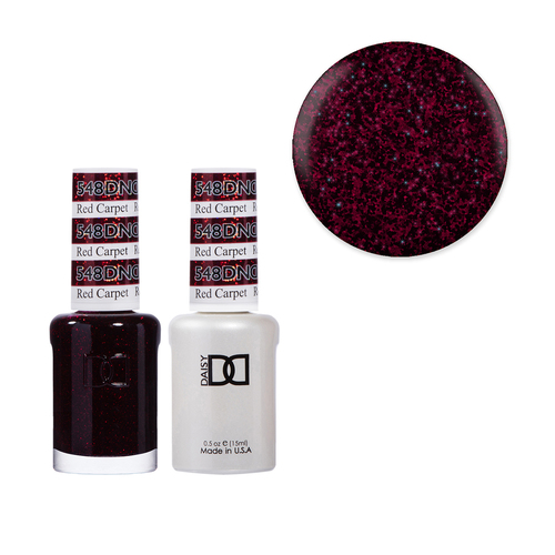 DND 548 Red Carpet - Daisy Collection Gel & Lacquer Duo 15ml