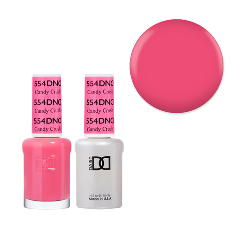 DND 554 Candy Crush - Daisy Collection Gel & Lacquer Duo 15ml