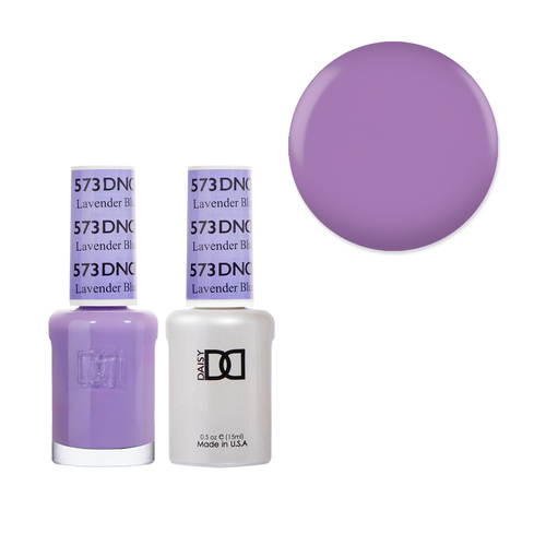 DND 573 Lavender Blue - Daisy Collection Gel & Lacquer Duo 15ml