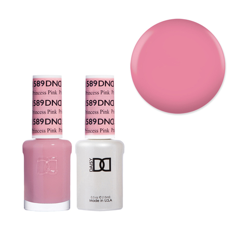 DND 589 Princess Pink - Daisy Collection Gel & Lacquer Duo 15ml