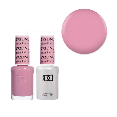 DND 592 Italian Pink - Daisy Collection Gel & Lacquer Duo 15ml